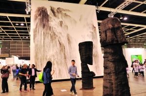 巨幅山水为汉雅轩带来徐龙森的公共空间作品。