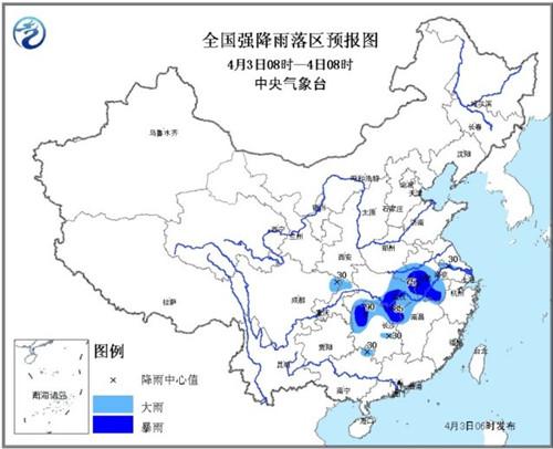 湖北安徽等地将有暴雨新疆甘肃局地有沙尘暴