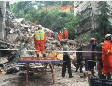 贵阳居民楼坍塌事故已排查完 21人还在联系中