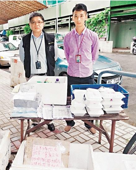 香港黑帮企图垄断地盘卖饭盒 警方拘捕6人