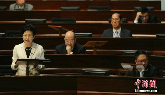 香港特区行政长官普选议案表决未获立法会通过