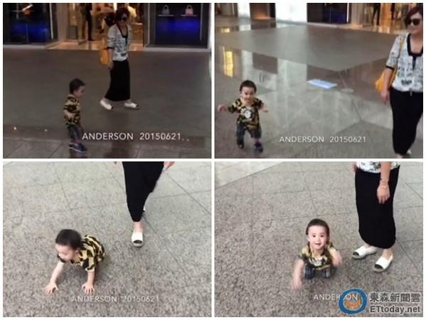 梁静茹一岁儿子学走路 摇摇晃晃萌翻众网友