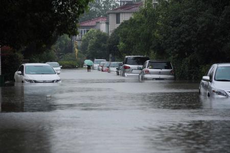 台风“天鹅”致上海局地受灾 浦东新区5700人受灾
