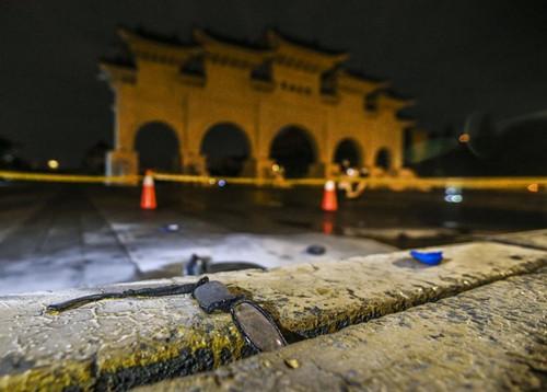 台湾一男子自由广场前自焚动机有待警方厘清（图）