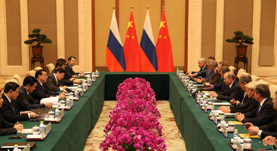 李克强会见俄罗斯总统普京(组图)