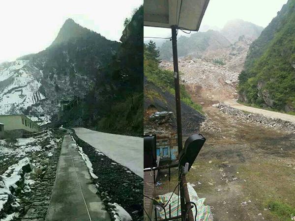 陕西滑坡致65死：幸存者称事发5天前落石砸炸药库