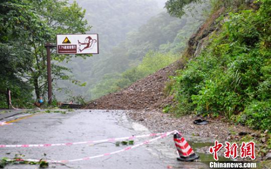 四川峨眉山塌方一台湾游客转移中伤重不治遇难