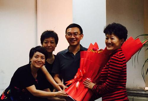 央视同事为郎永淳践行 康辉海霞李修平等出席