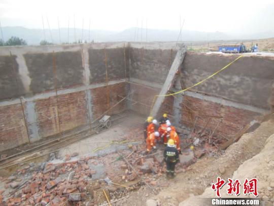 图为：事故发生地。 兰州红古区消防提供 摄