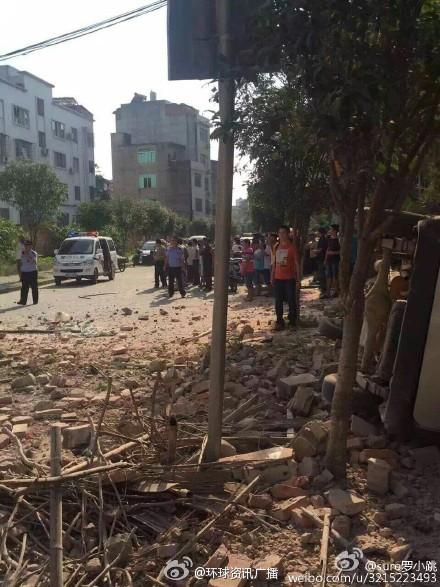 广西柳城多地爆炸多人受伤 警方正调查原因