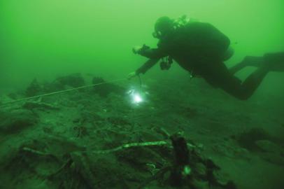 致远舰附近发现北洋海军将士遗骸 已不完整