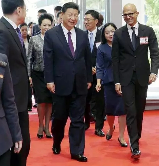 随习访美的女翻译:只有听不到没有翻不出（图）