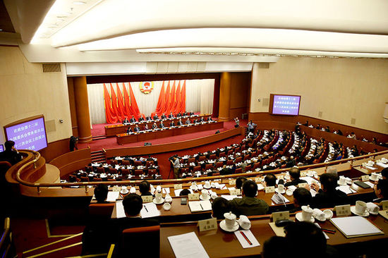 全国政协十二届常委会第十三次会议开幕李克强作报告 俞正声主持