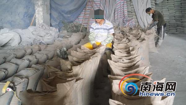 海口查获数百吨假水泥 两吨流向市政工程(图)