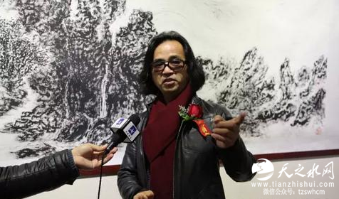 书画频道采访著名画家陈海安