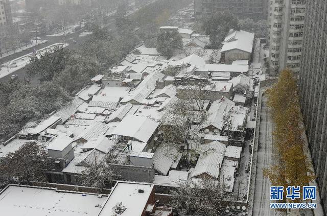 北京今日持续降雪 气温下降将接近历史极值(图)