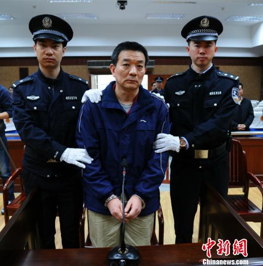 图为廖小波接受宣判 吴斌 摄