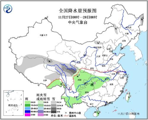 中国中东部地区气温逐步回升 东北地区有降雪过程