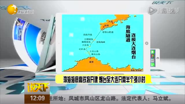 渤海海底高铁将开建  烟台至大连只需半个多小时截图