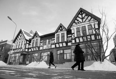 公寓外观看起来像别墅