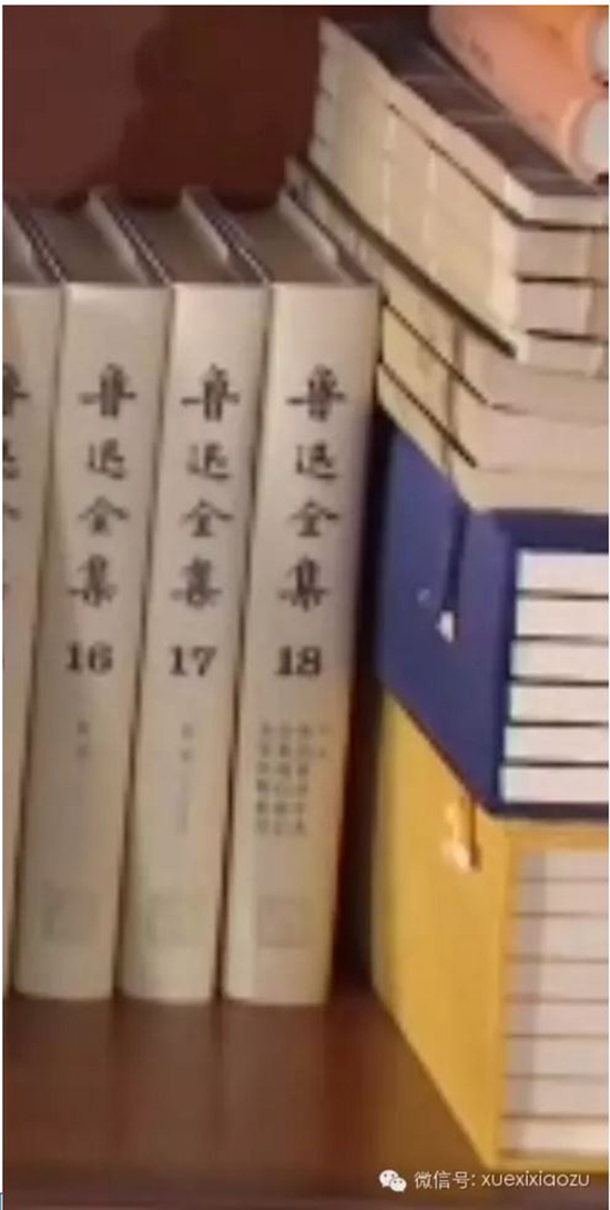 习近平中南海办公室书架藏书曝光(图)