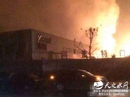 安徽广德开发区一工厂发生爆炸