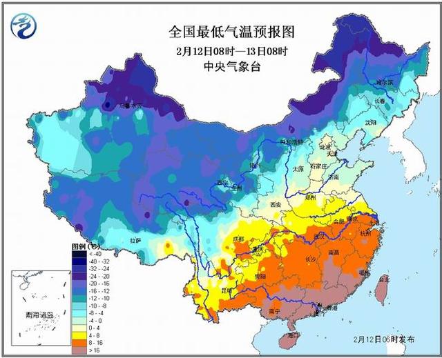 中国中东部地区将出现大范围雨雪天气