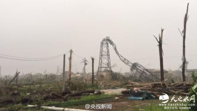 暴雨冰雹龙卷风袭击盐城多地 死亡人数增至51人