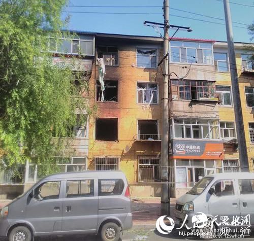 哈尔滨市平房区发生燃气爆炸 造成一死一伤