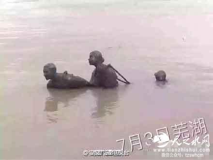 安徽69处圩口溃破转移54万人 7条河超历史最高水位