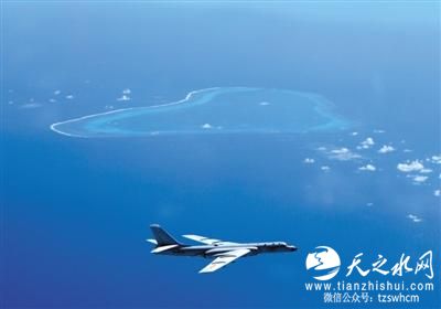 空军出动轰炸机巡航黄岩岛 今起海警南海军演3天