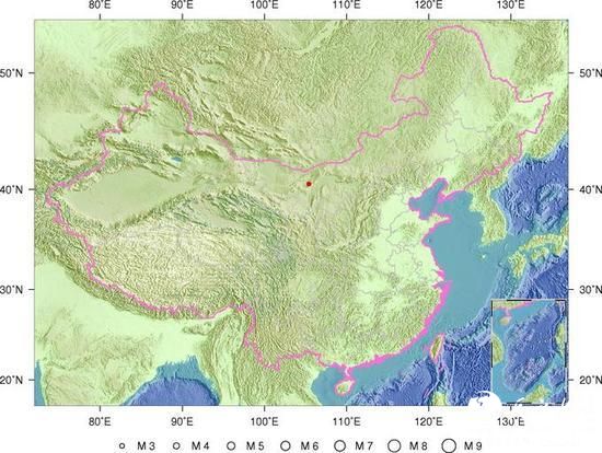内蒙古阿拉善盟发生3.1级地震 震源深度6千米