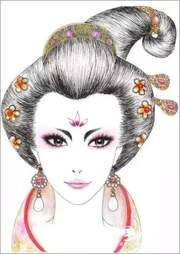云髻鳳釵，中國古典女子之美！