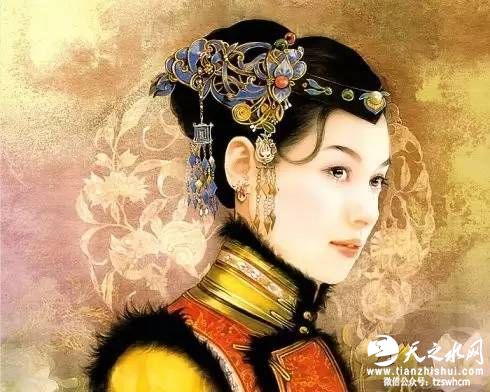 云髻鳳釵，中國古典女子之美！
