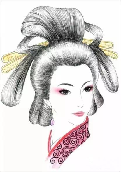 云髻鳳釵，中國古典女子之美！