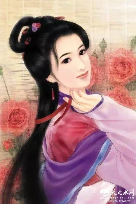 云髻鳳釵，中國古典女子之美！