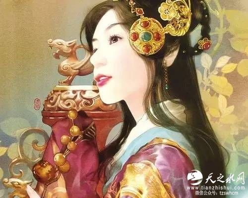 云髻鳳釵，中國古典女子之美！