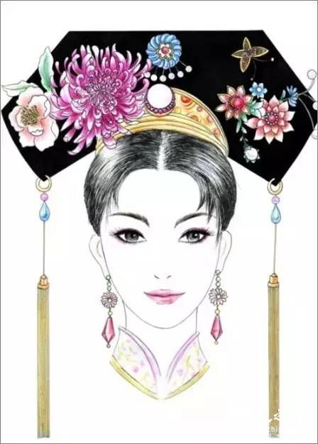 云髻鳳釵，中國古典女子之美！