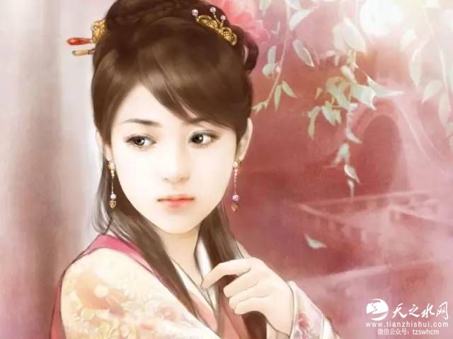 云髻鳳釵，中國古典女子之美！