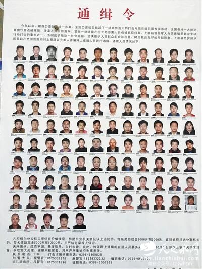 河南上蔡成电信诈骗犯罪重灾区 警方通缉113人