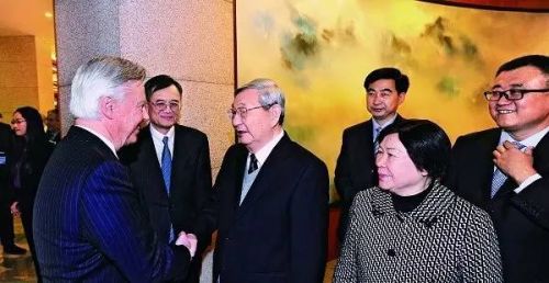 朱镕基会见清华经管学院顾问委员