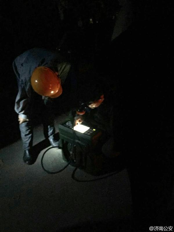 济南公安微博发图。