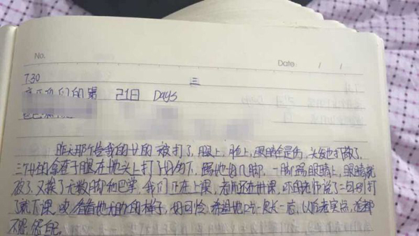 山东科技防卫专修学院一名学生的日记。