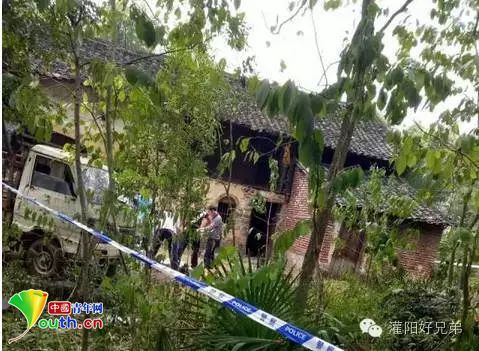 案发现场被警方封锁。