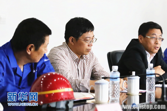 王亮（图中左二）在会议中 （李旭摄）