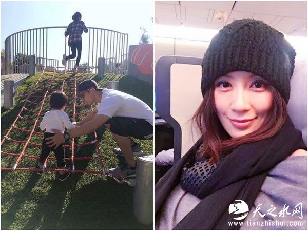 修杰楷扶咘咘走 贾静雯:这就是我要的生活