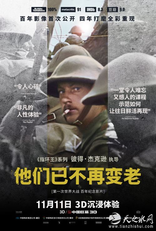 《他们已不再变老》11月11日上映
