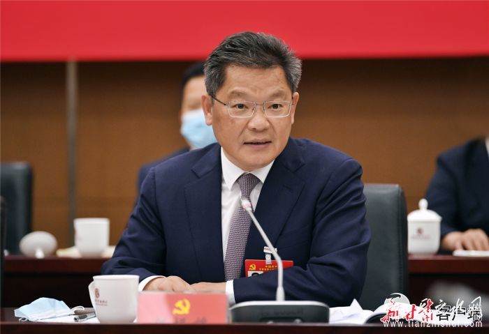 任振鹤同志参加陇南市代表团讨论1