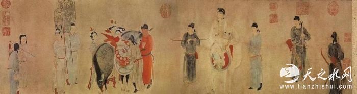 《杨贵妃上马图》