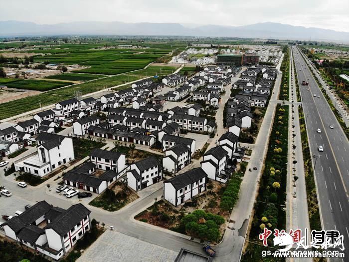 甘州区新农村面貌。甘州区委宣传部供图